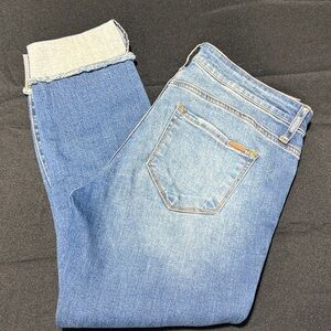 See Thru Soul capri jeans